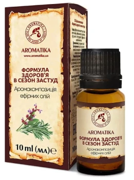 Olejek eteryczny Formuła Zdrowia w Sezonie Przeziębień 10ml AROMATIKA