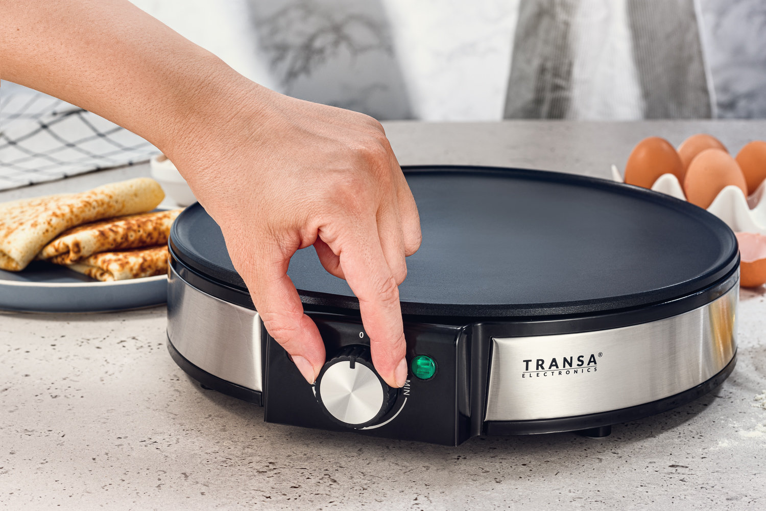 Naleśnikarka elektryczna PancakeMaker o mocy 1500W