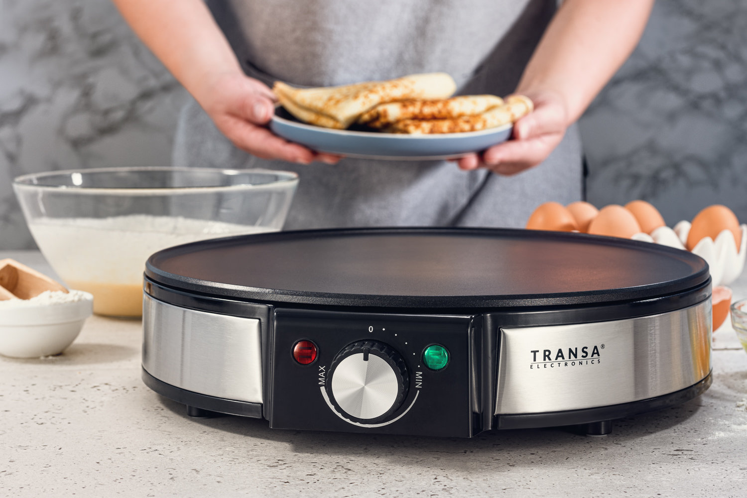 PancakeMaker naleśnikarka z płytą grzewczą 30 cm