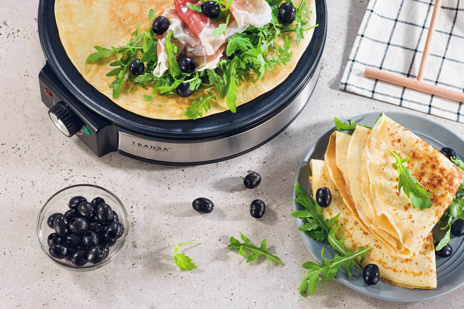 Łopatka i przyrząd do rozprowadzania ciasta PancakeMaker